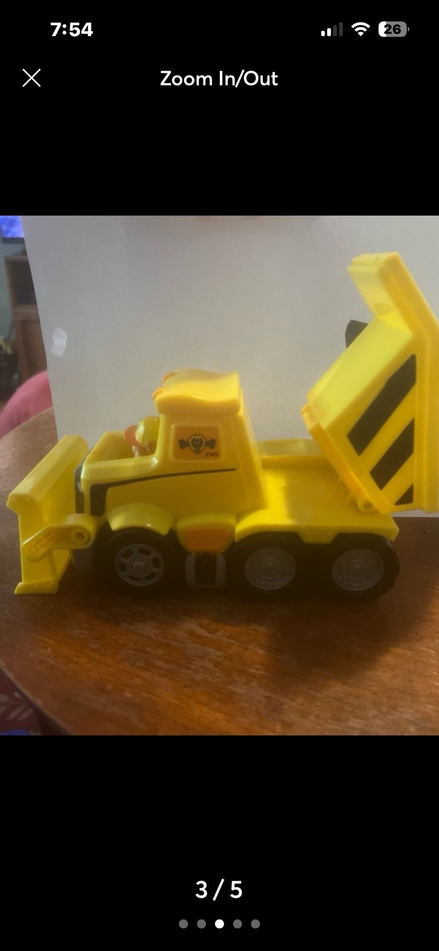 Paw Patrol Rubble's Construction Truck Toy Vehicle 4