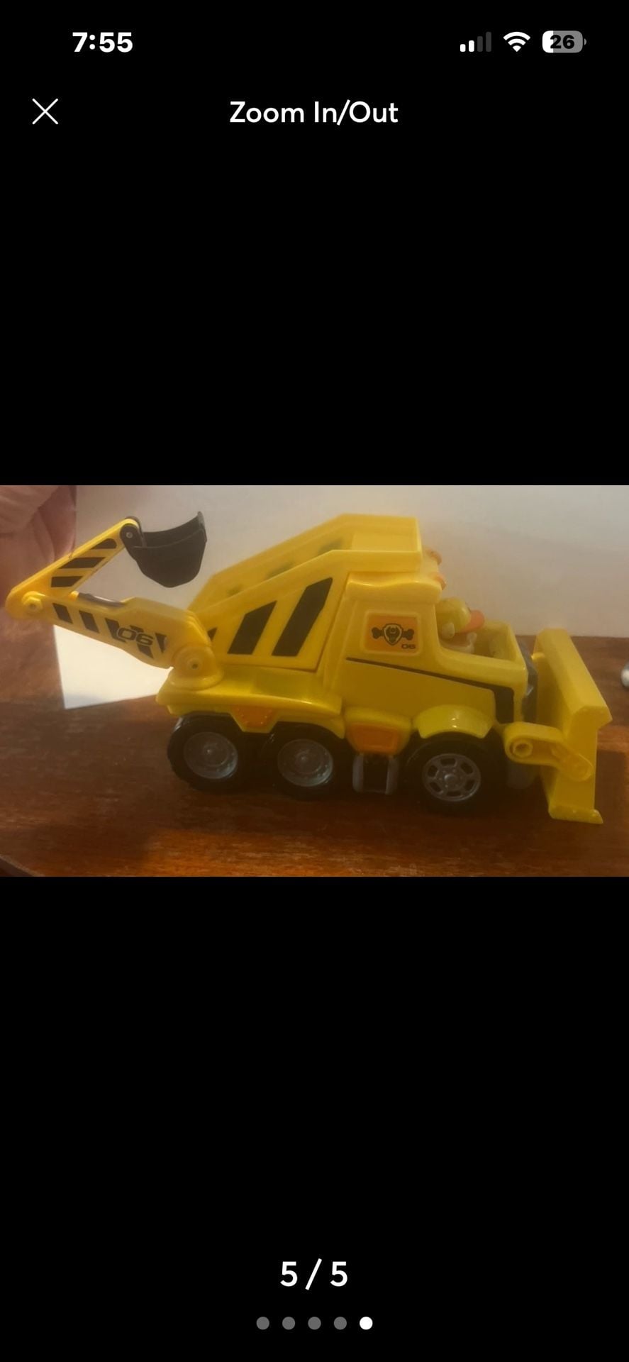 Paw Patrol Rubble's Construction Truck Toy Vehicle 5