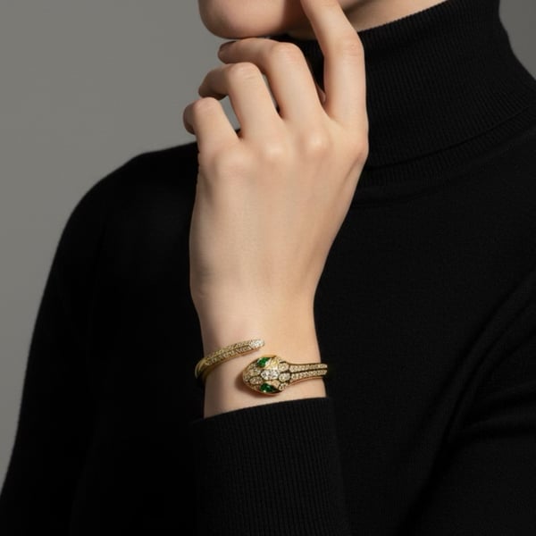 Green Eye Snake Bracelet – ,