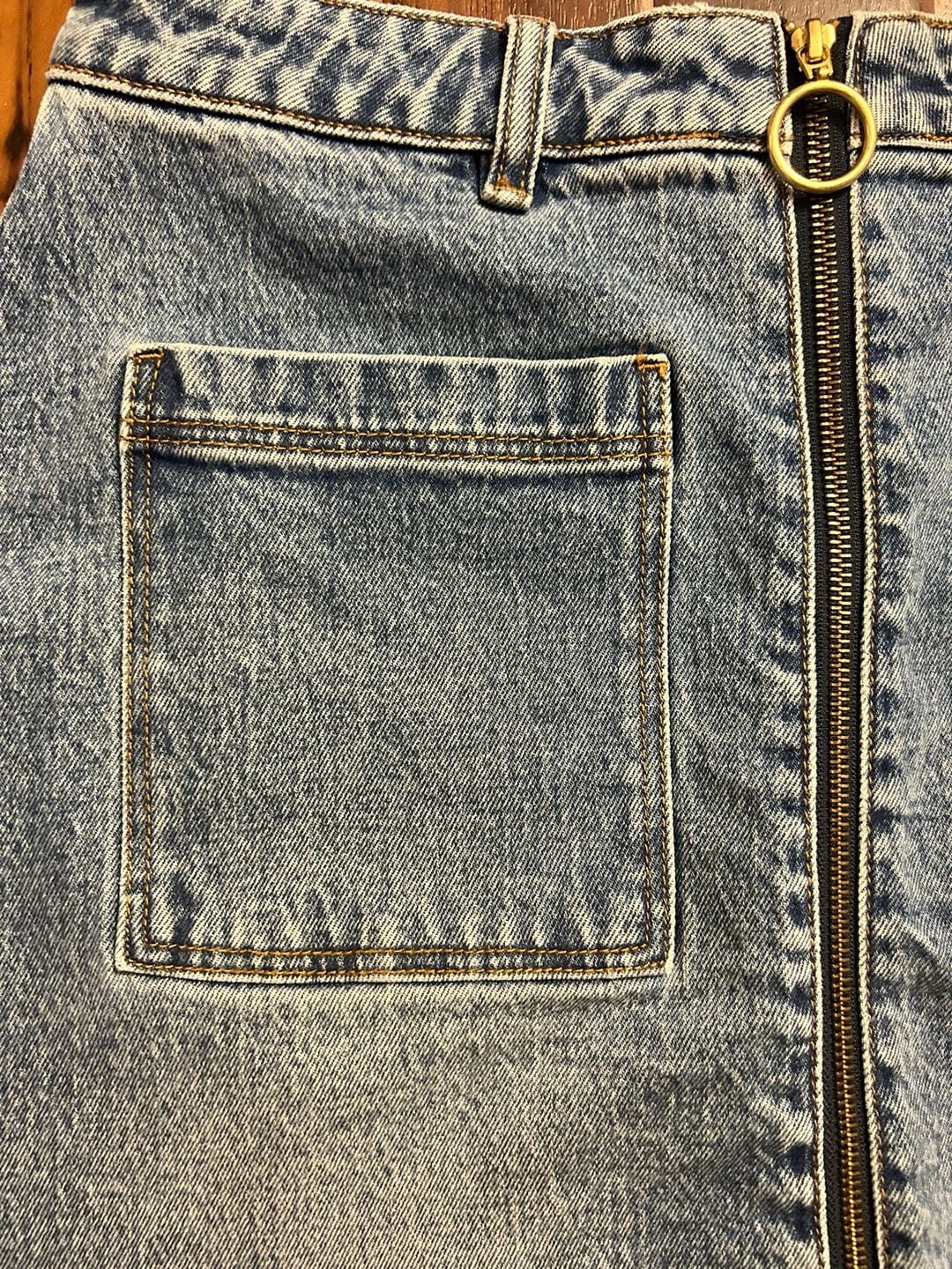 Rolla's Denim A-Line Mini Skirt in Vintage Indigo, Size 31, NWOT 3