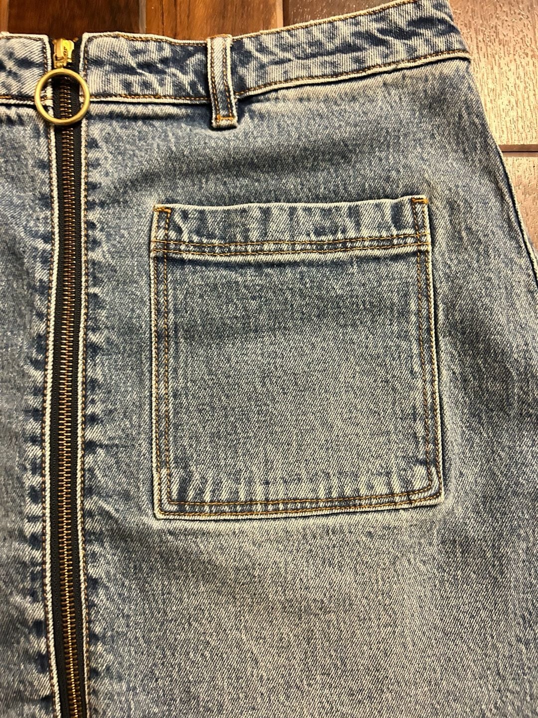 Rolla's Denim A-Line Mini Skirt in Vintage Indigo, Size 31, NWOT 4