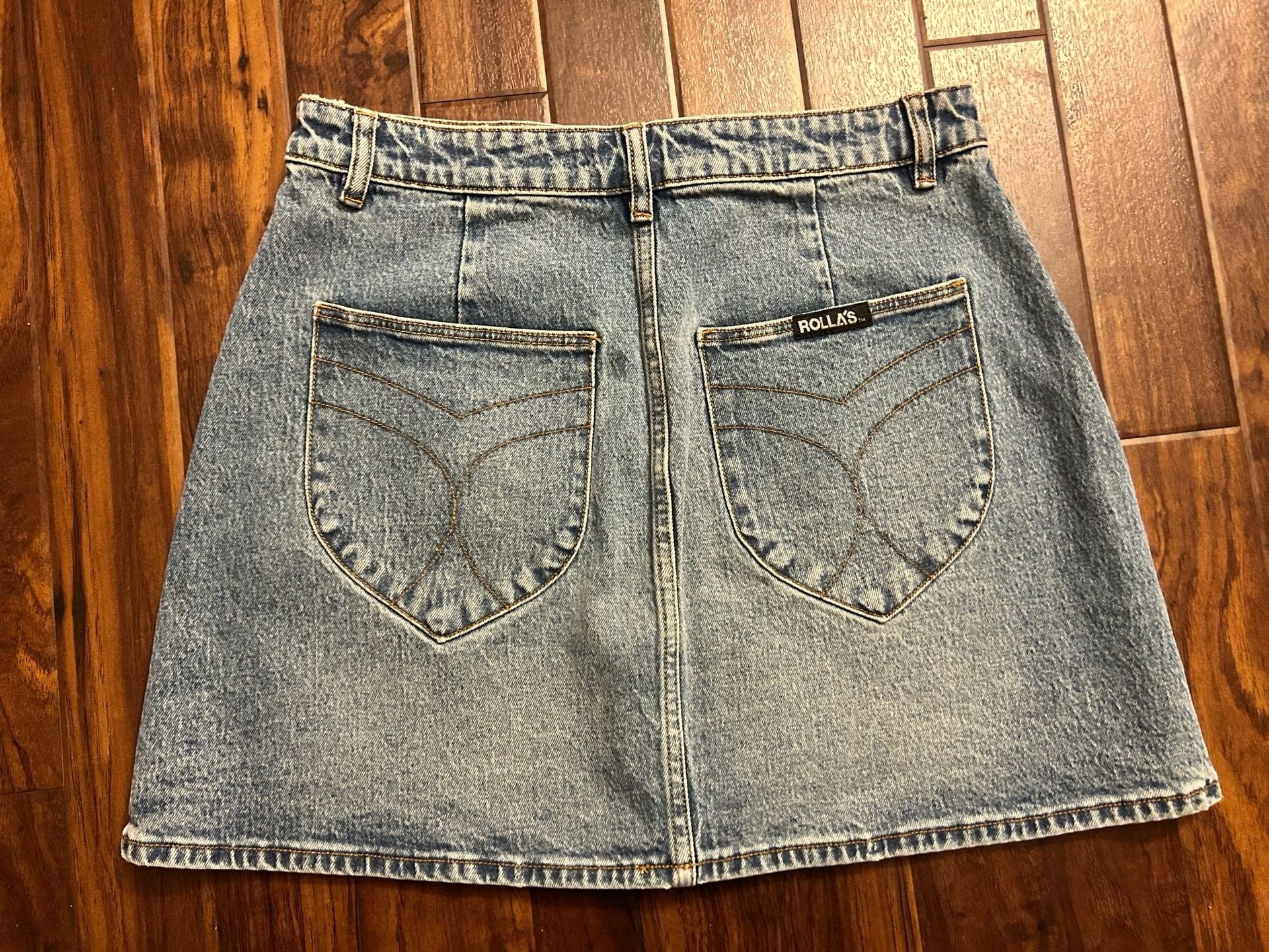 Rolla's Denim A-Line Mini Skirt in Vintage Indigo, Size 31, NWOT 8
