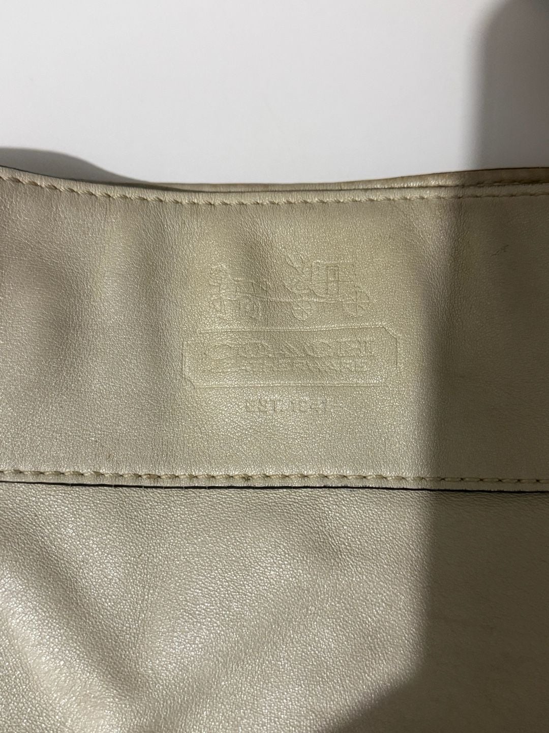 Coach Metallic Gold Leather Hobo Shoulder Bag 12