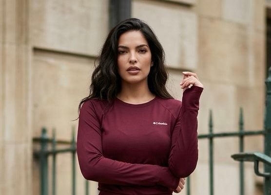 Women's Columbia Midweight Stretch Long Sleeve Base Layer Top 1