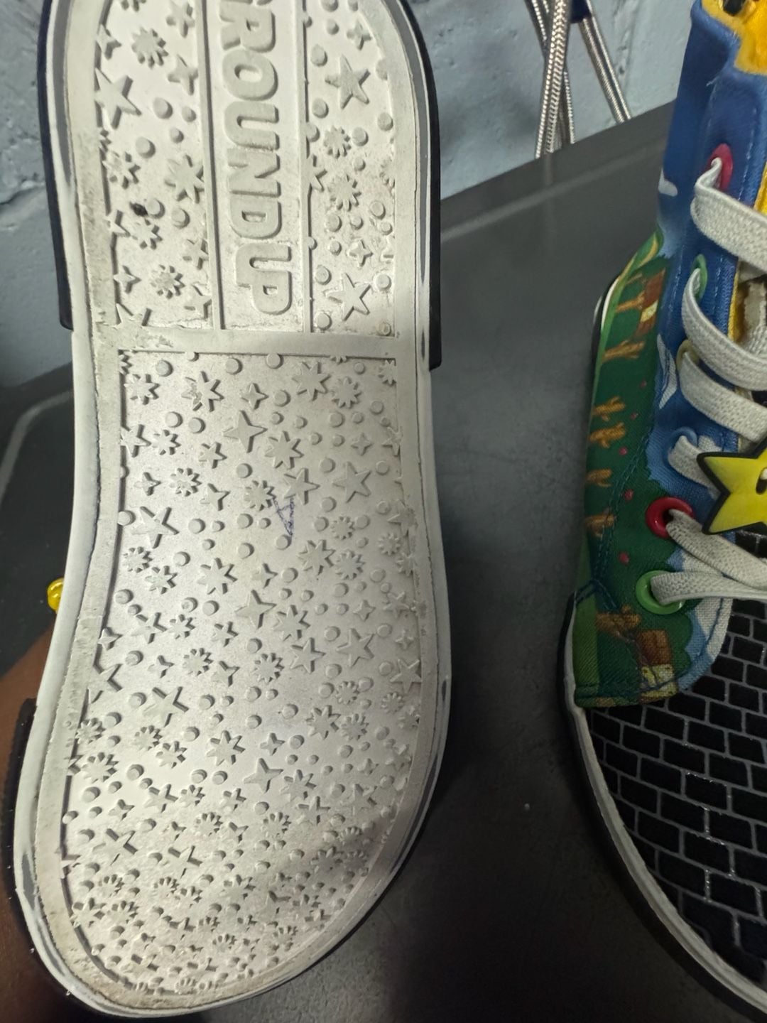 Super Mario Luigi High Top Canvas Sneakers Kids Size 3 6