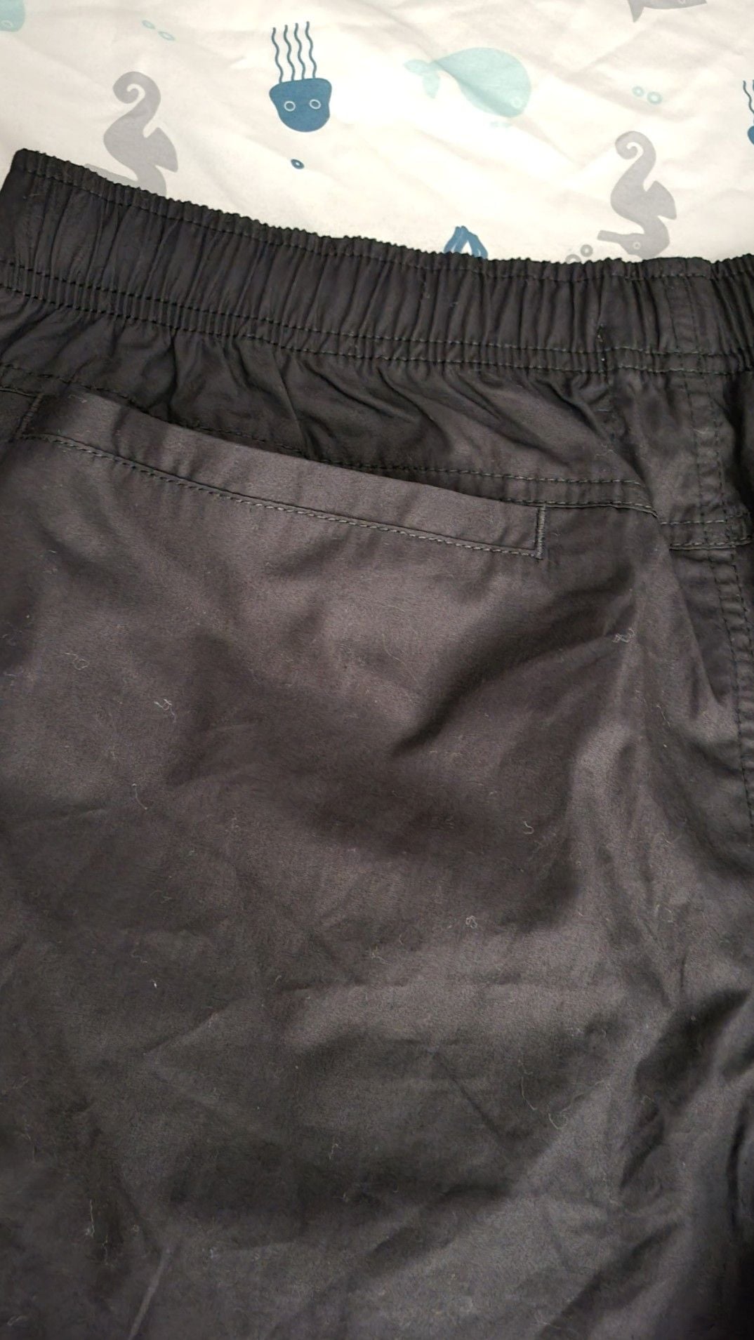 CRFT by Maki Black Elastic Waist Shorts Size S 6