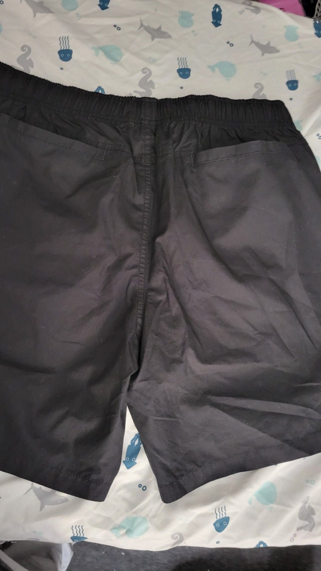 CRFT by Maki Black Elastic Waist Shorts Size S 7