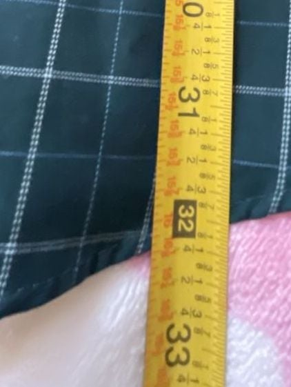 Van Heusen Premium No Iron Dress Shirt Green Plaid XXL 18-18.5 9