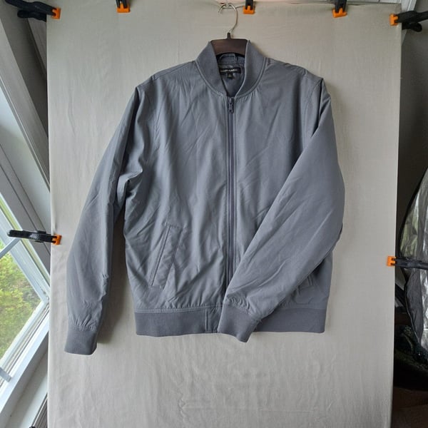 Banana Republic Men's Gray Bomber Jacket Size M