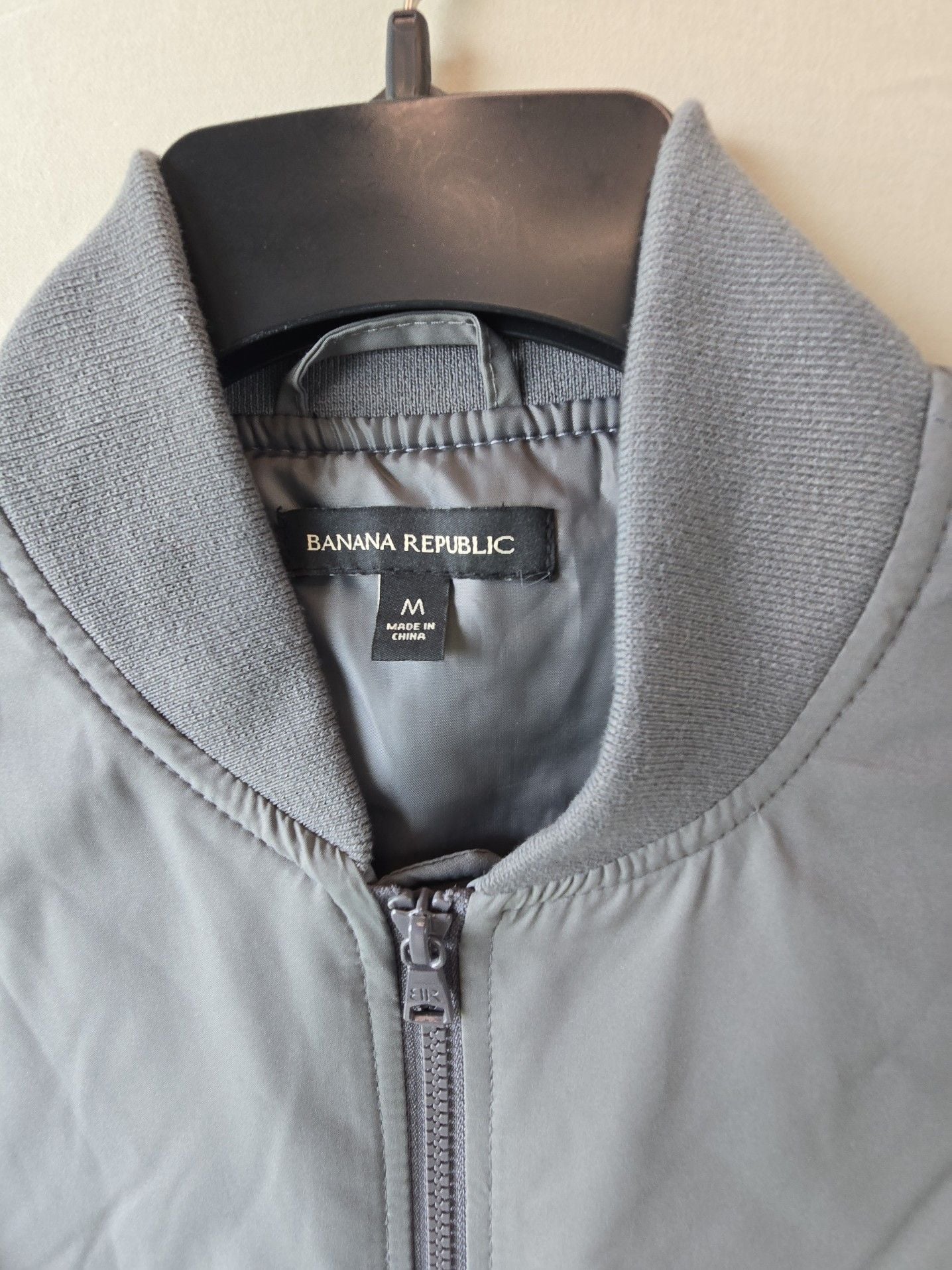 Banana Republic Men's Gray Bomber Jacket Size M 3