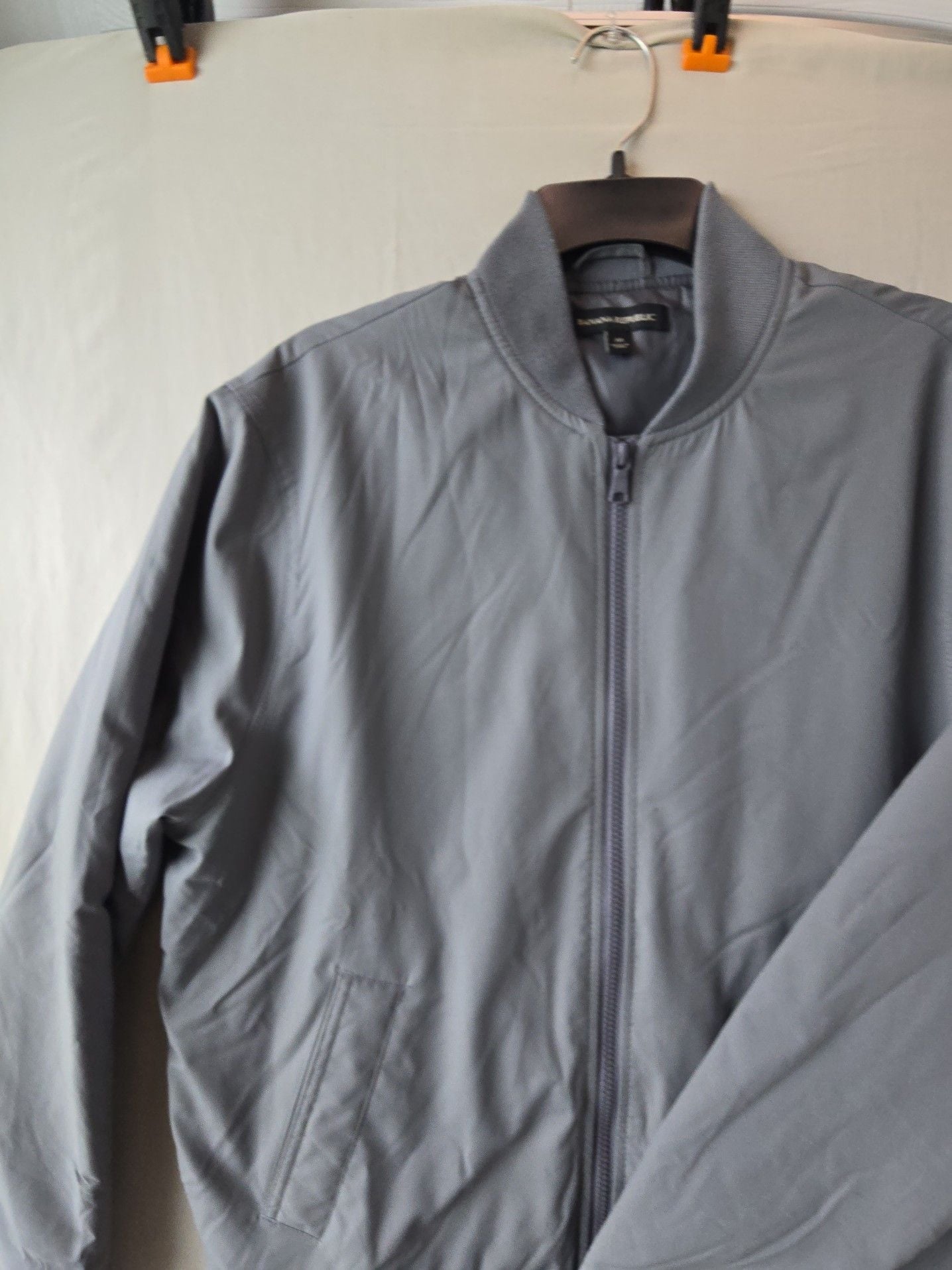 Banana Republic Men's Gray Bomber Jacket Size M 4