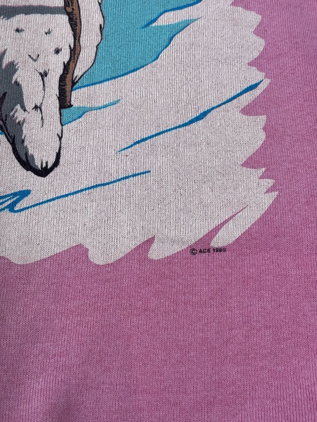 Vintage 1989 Fruit of the Loom Alaska Graphic Sweatshirt 4