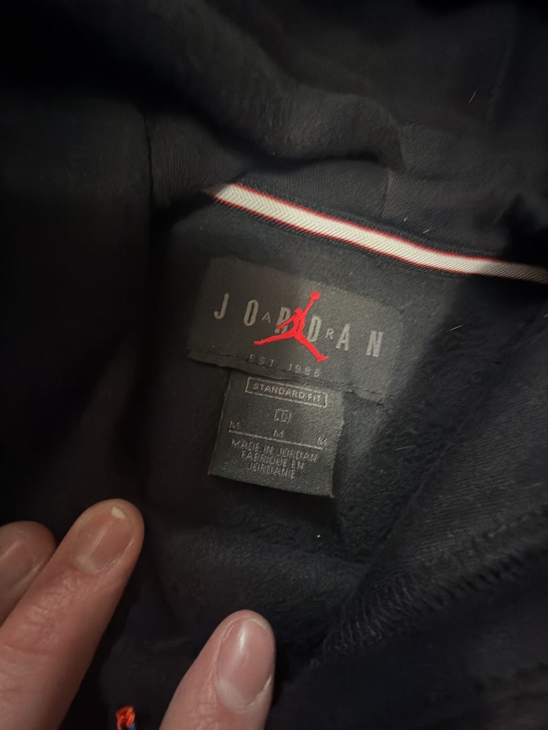 Jordan Brand Checkered Logo Hoodie and Sweatpants Set Size M 7