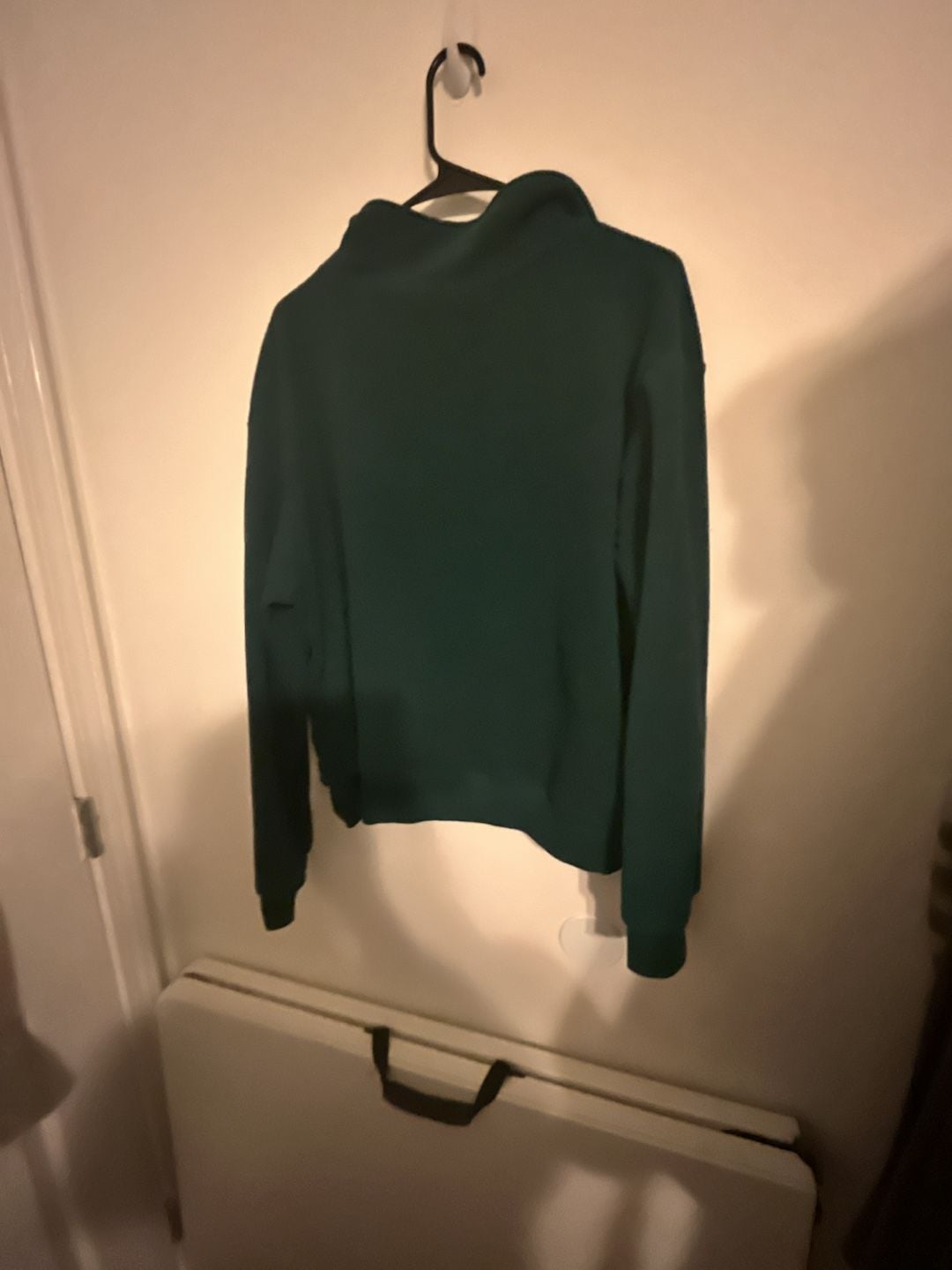 Natural Reflections Women's XL Green Quarter Zip Fleece Pullover 4