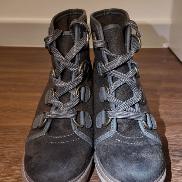 Target Sorel-Style Wedge Ankle Boots – Women's Size 6