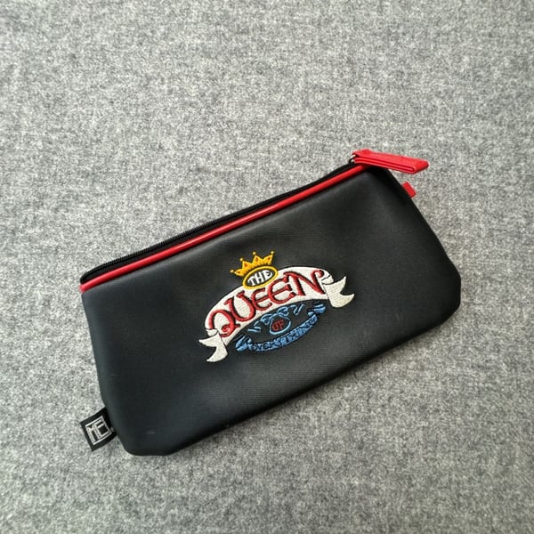 ME Brand The Queen Of Everything Embroidered Zippered Pouch