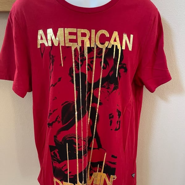 Guess Los Angeles American Dreamin Graphic T-Shirt Size Large