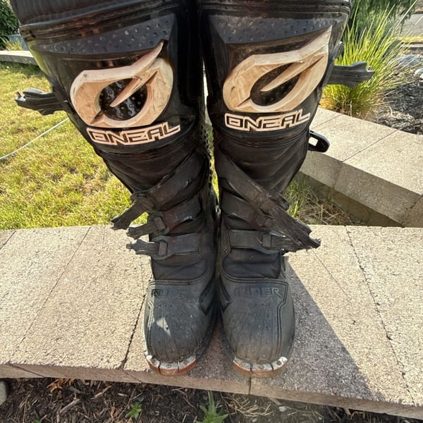 O'Neal Rider Motocross Boots Black Size 12
