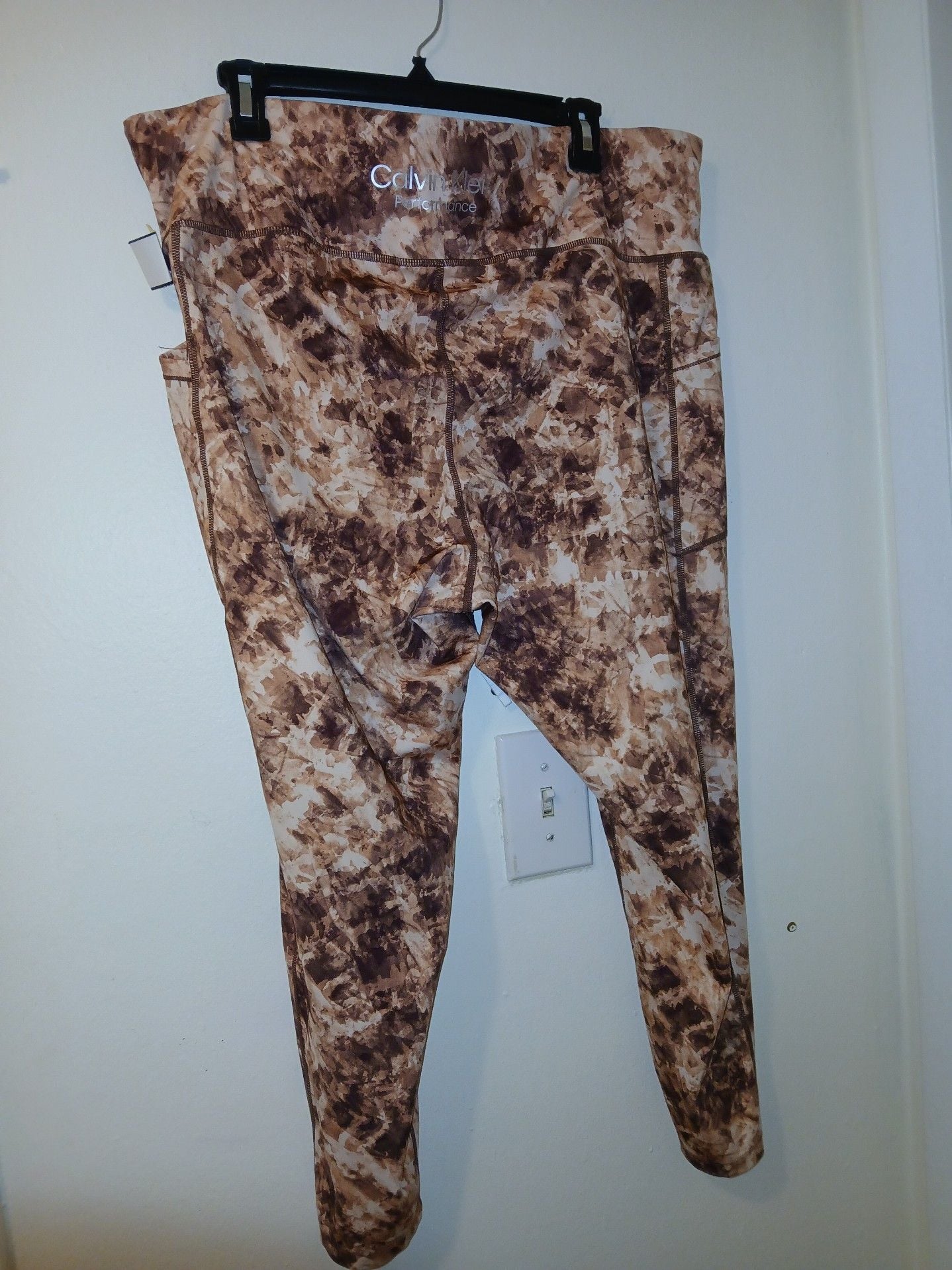 Calvin Klein Performance Brown Tie Dye Leggings 2