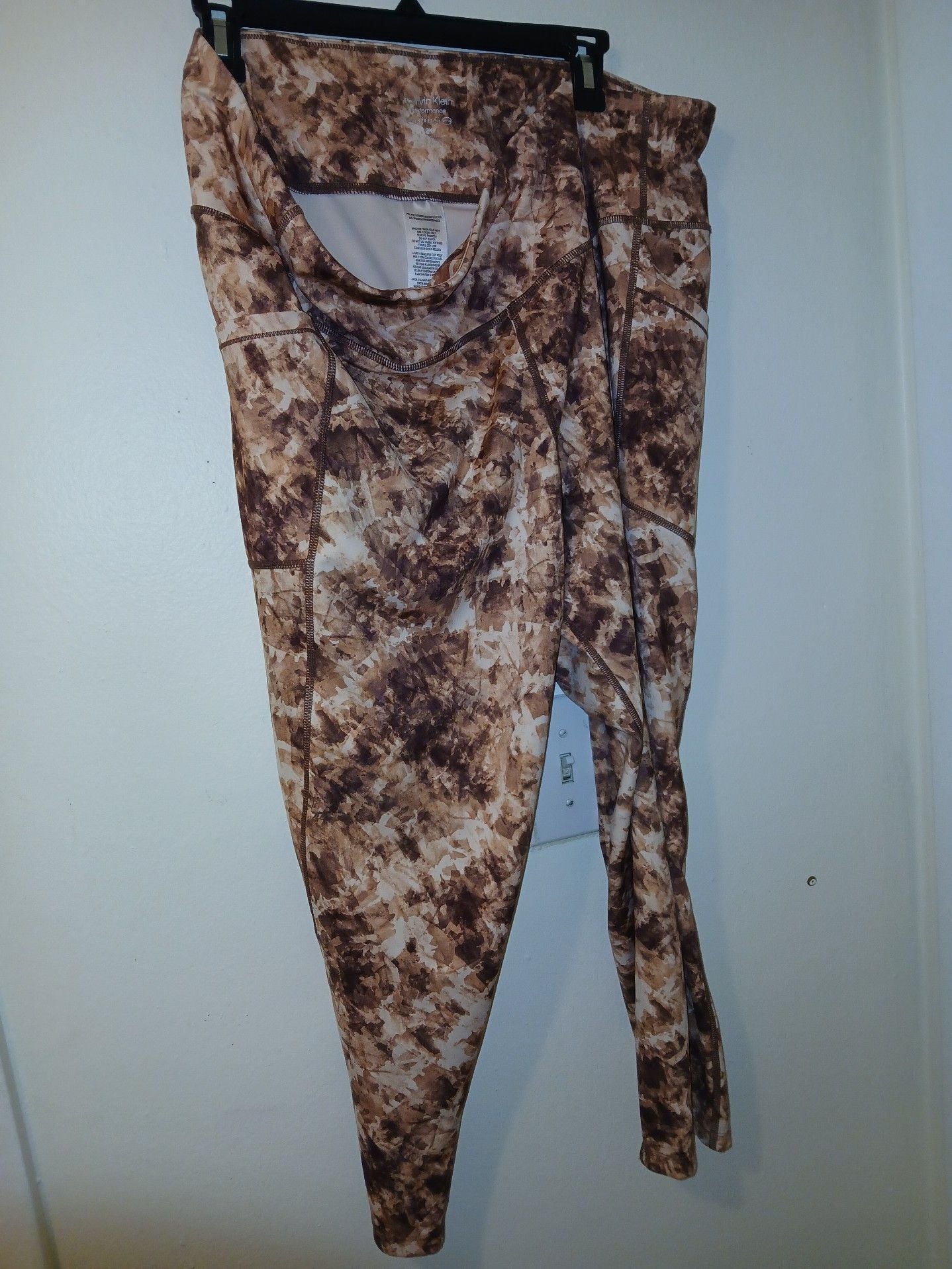 Calvin Klein Performance Brown Tie Dye Leggings 3