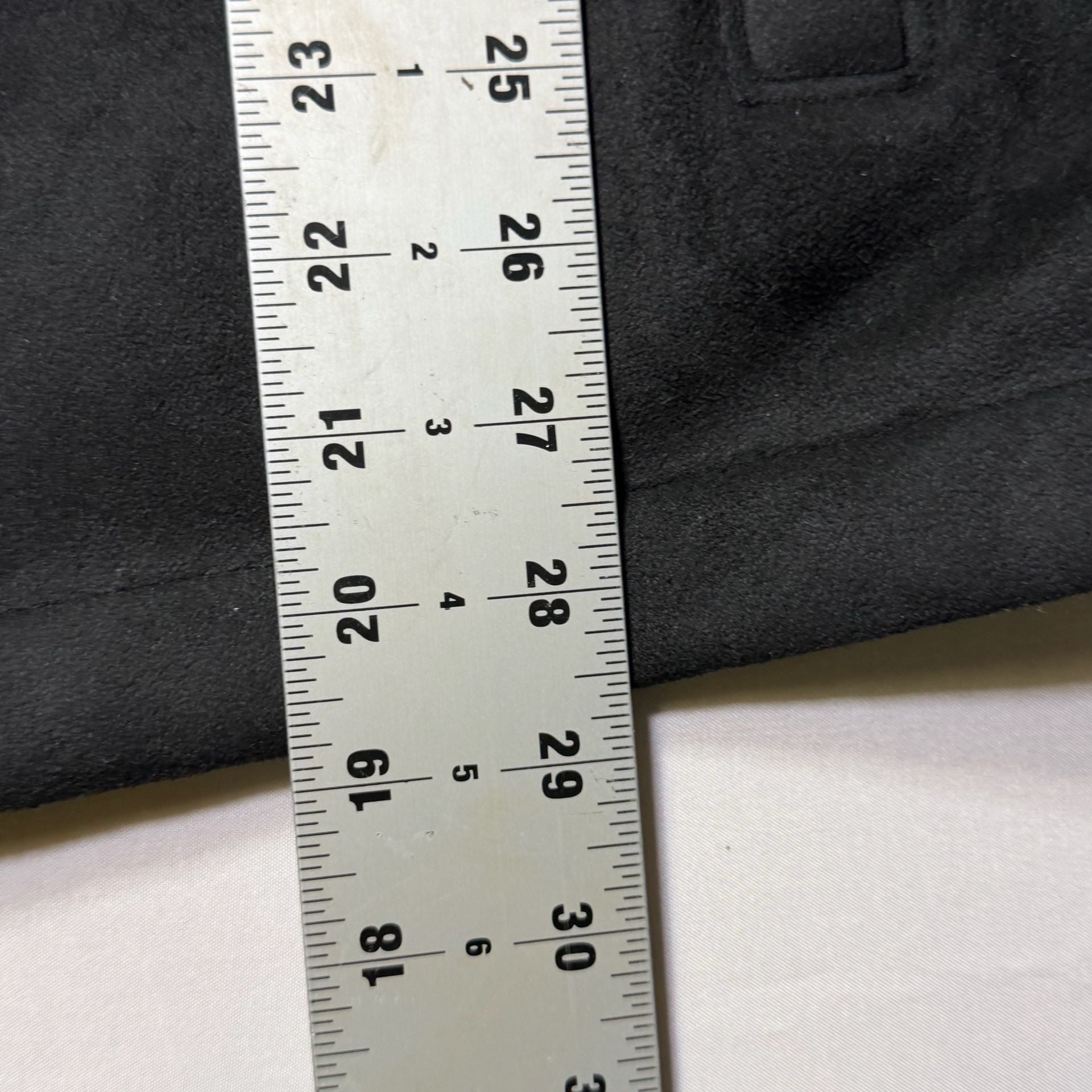 Perry Ellis Portfolio Faux Suede Sherpa Lined Jacket Black XL 10