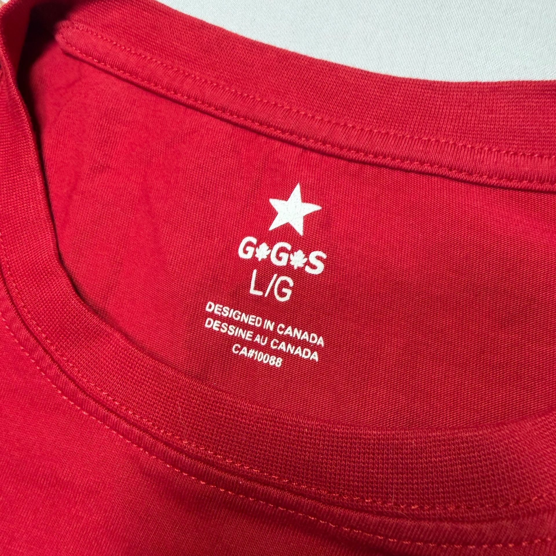 G*G*S Canada Long Sleeve Shirt Size Large 8