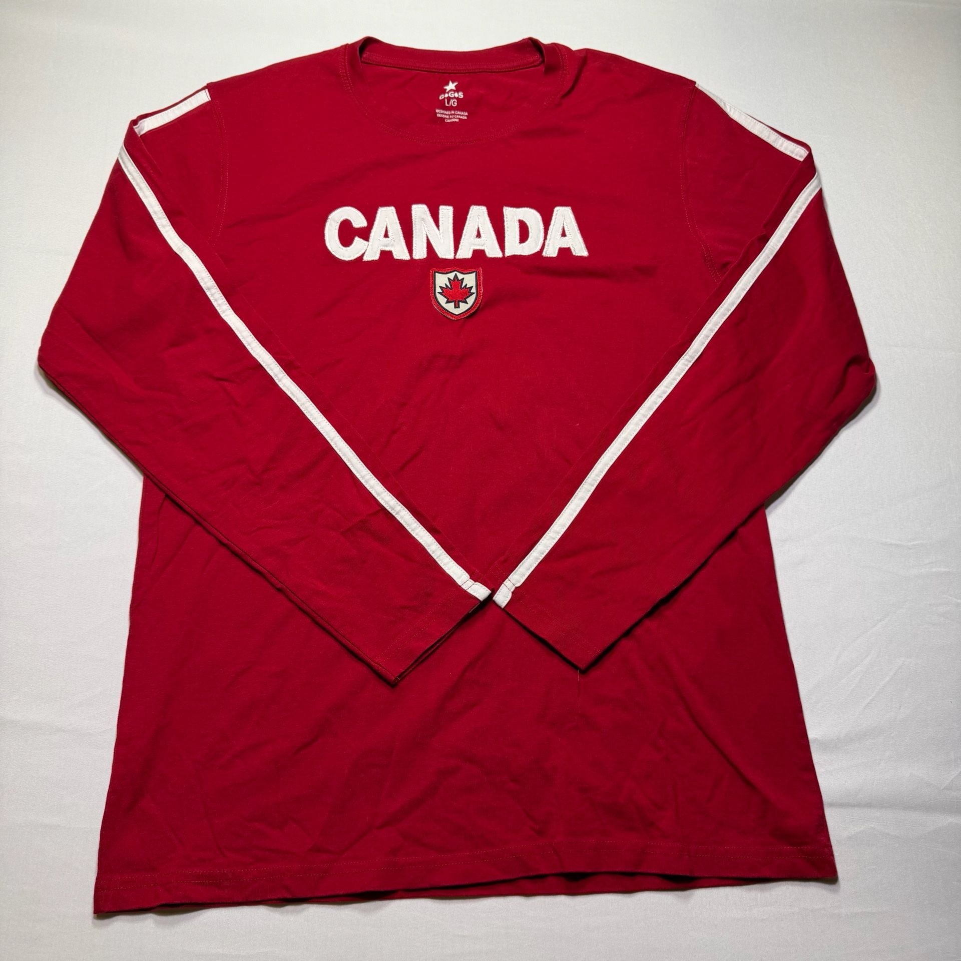 G*G*S Canada Long Sleeve Shirt Size Large 9