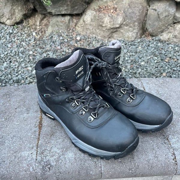 Hi-Tec i-shield H-52230 Hiking Boots Black Size 8.5M