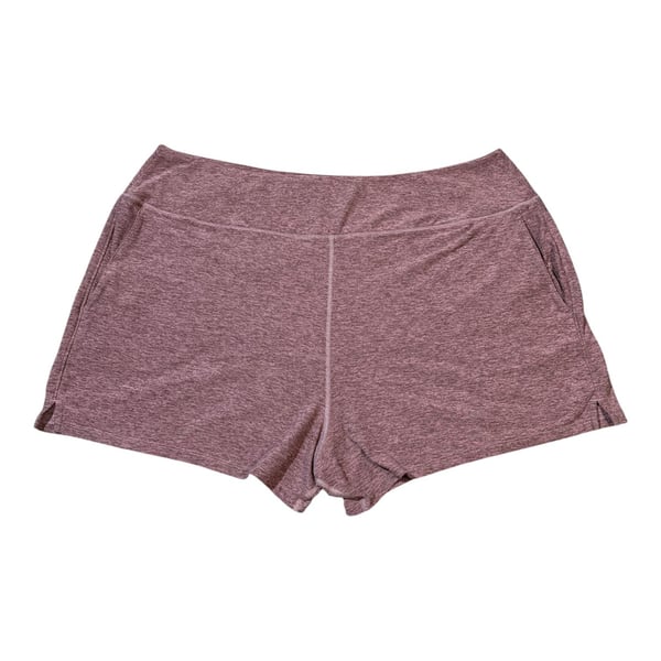 Outdoor Voices Athletic Shorts Burgundy Heather Size XXL