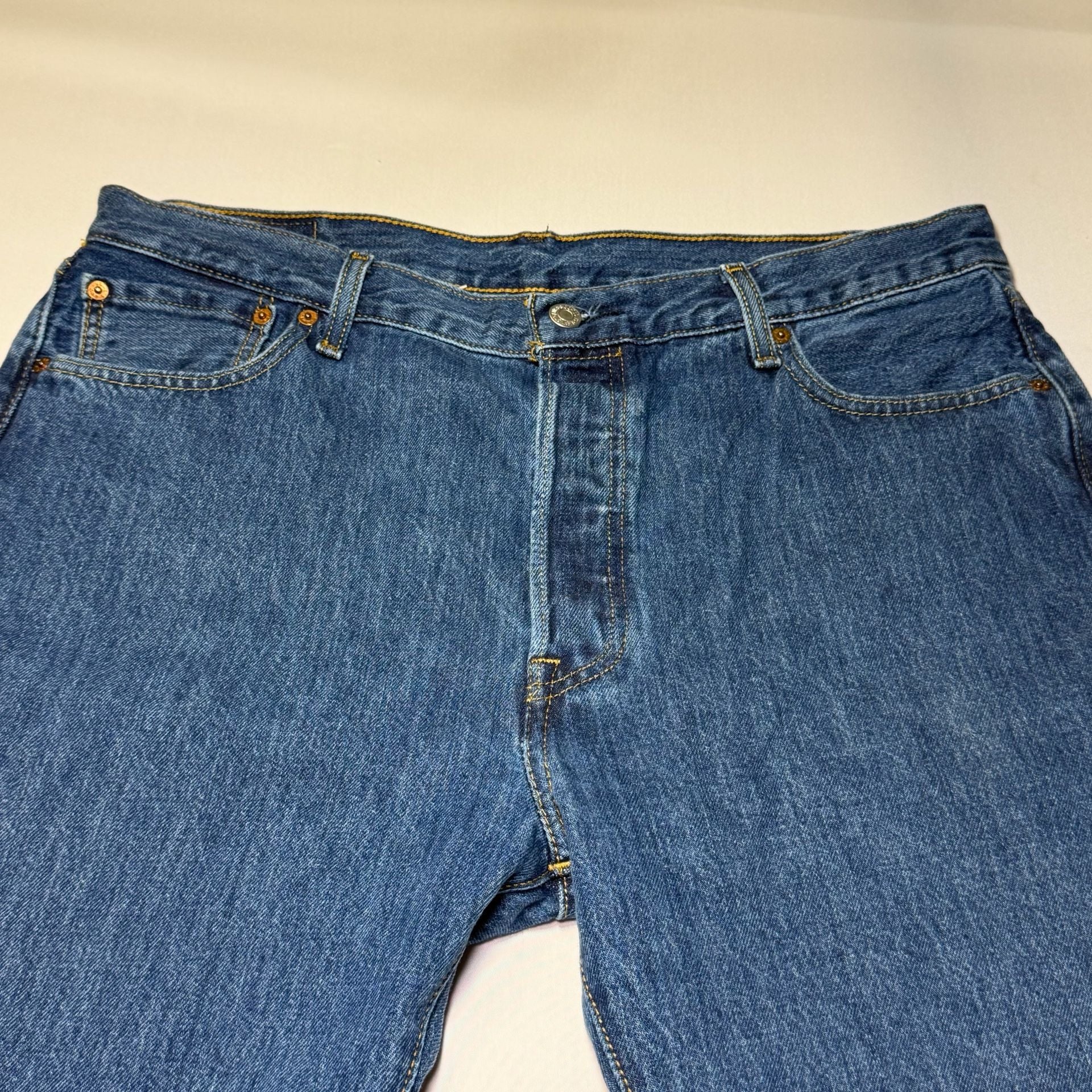 Levi's 501 Original Fit Button Fly Jeans 36x34 2