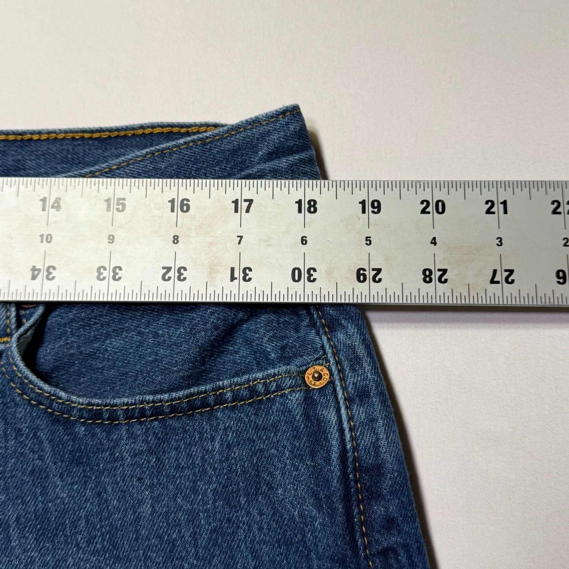 Levi's 501 Original Fit Button Fly Jeans 36x34 6