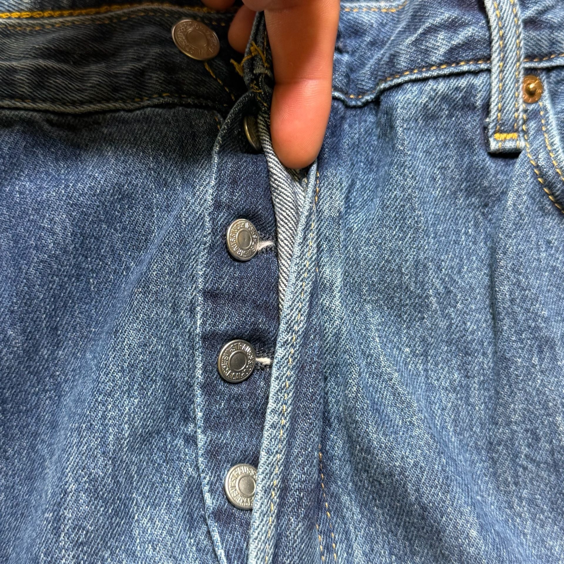 Levi's 501 Original Fit Button Fly Jeans 36x34 8