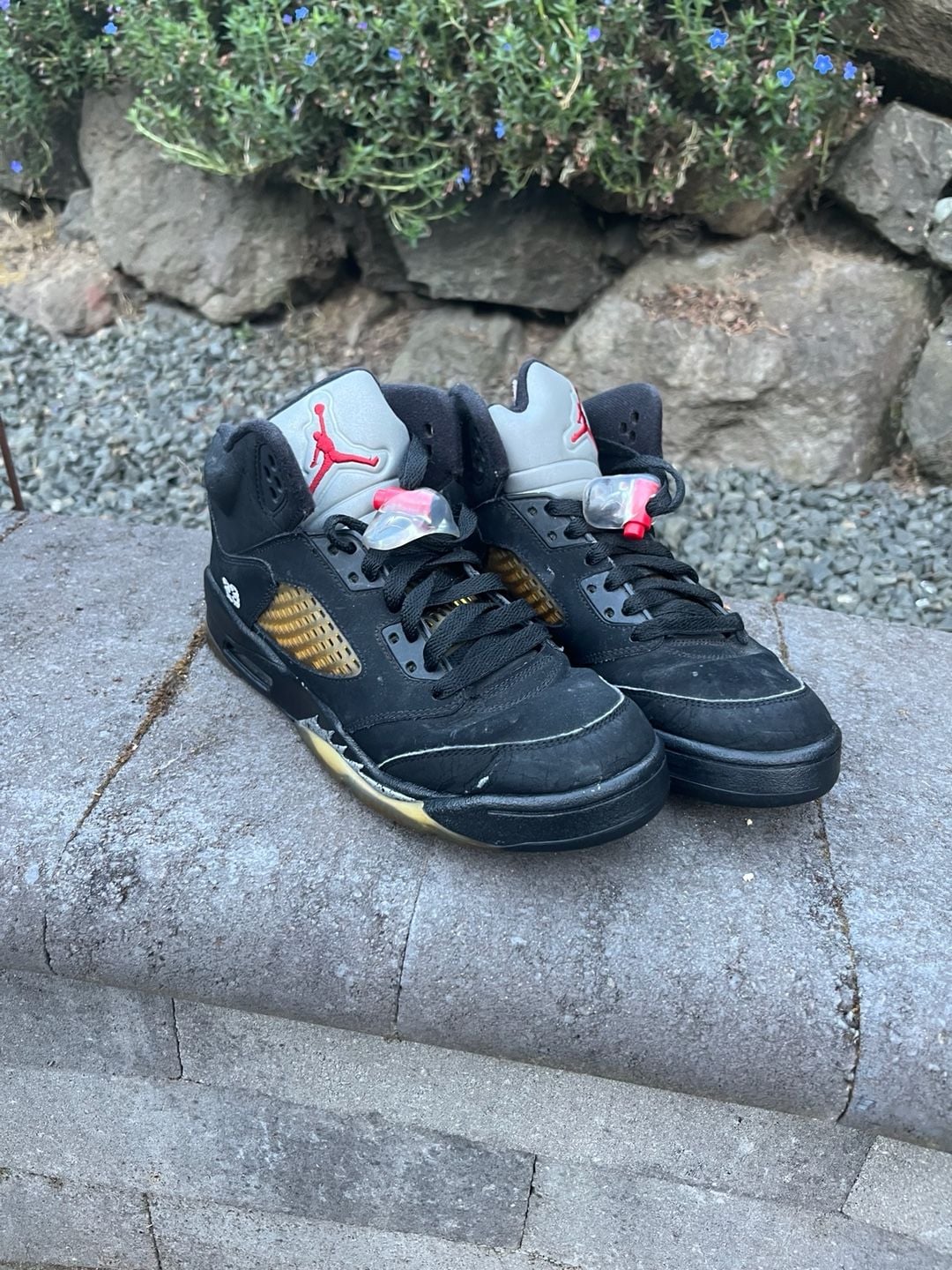 Nike Air Jordan 5 Retro Black Metallic 2