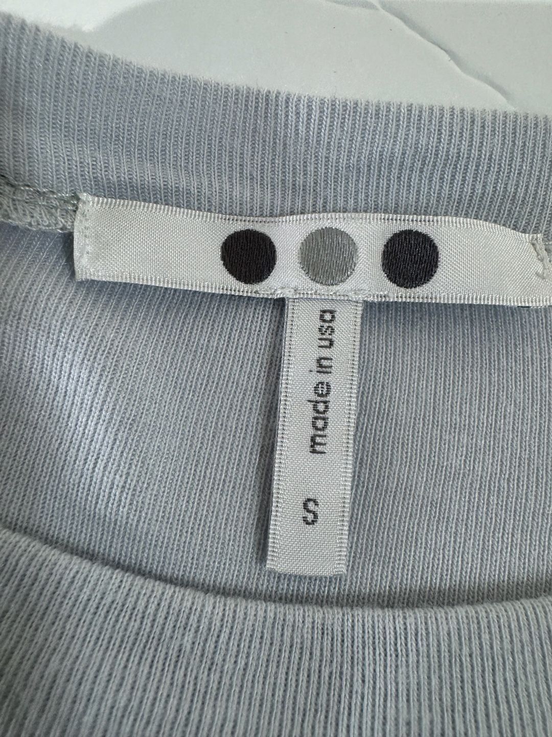 Three Dots AJS3194S Cotton Modal Side Slit Long Sleeve Top Size Small 5