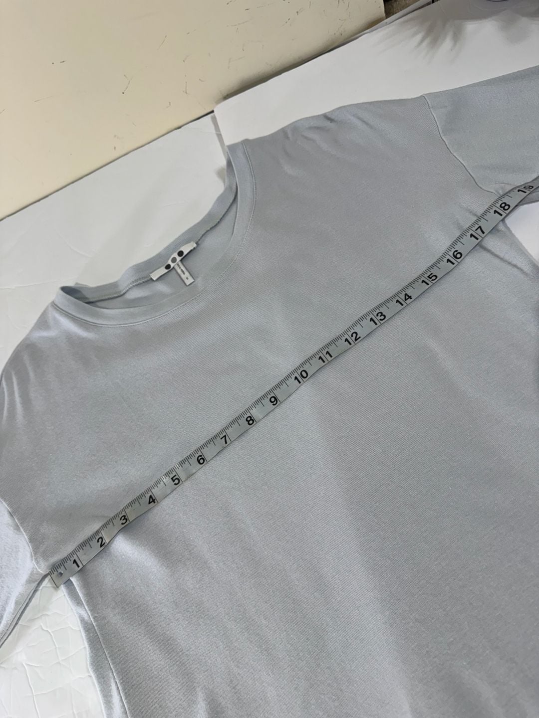 Three Dots AJS3194S Cotton Modal Side Slit Long Sleeve Top Size Small 6