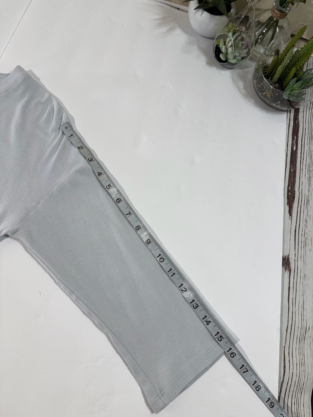 Three Dots AJS3194S Cotton Modal Side Slit Long Sleeve Top Size Small 9