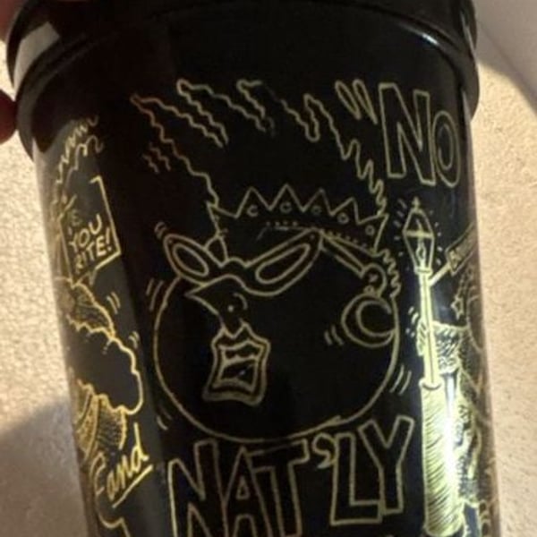Vintage 1990 Bunny Matthews New Orleans Mardi Gras Plastic Cup