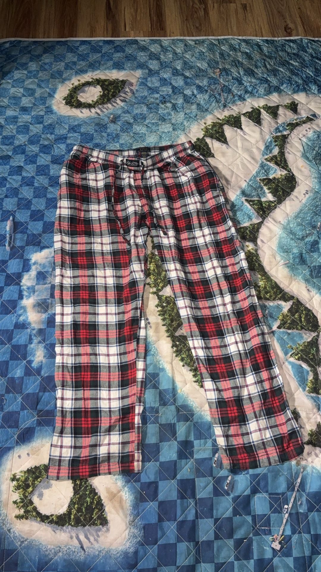 Polo Ralph Lauren Plaid Flannel Pajama Pants Size XL 1