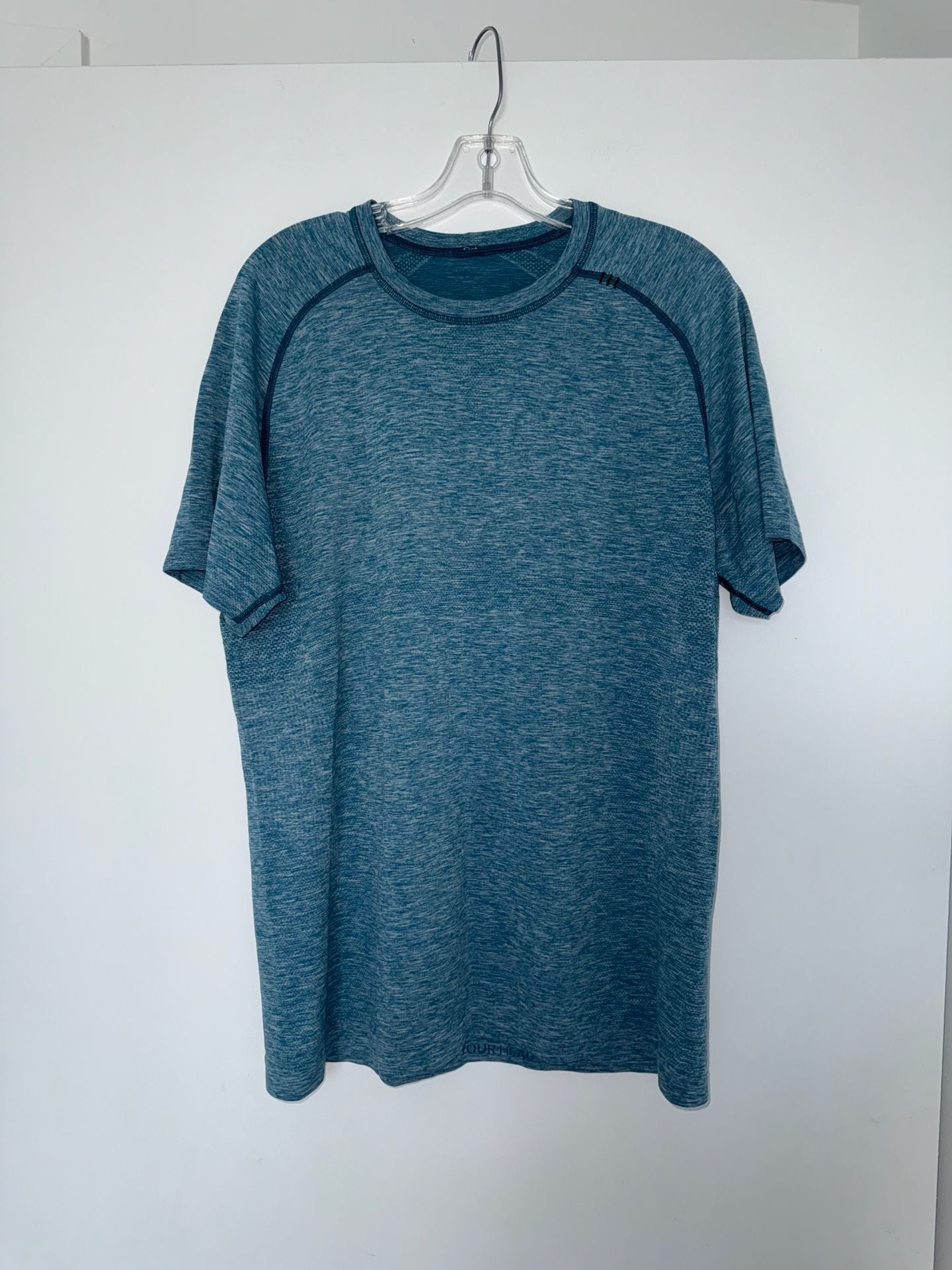 Lululemon Metal Vent Tech Short Sleeve Shirt Blue Space Dye 2