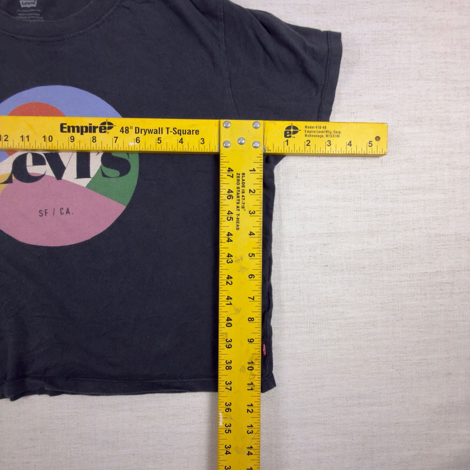 Levi's Graphic Logo Crop T-Shirt Size M 9