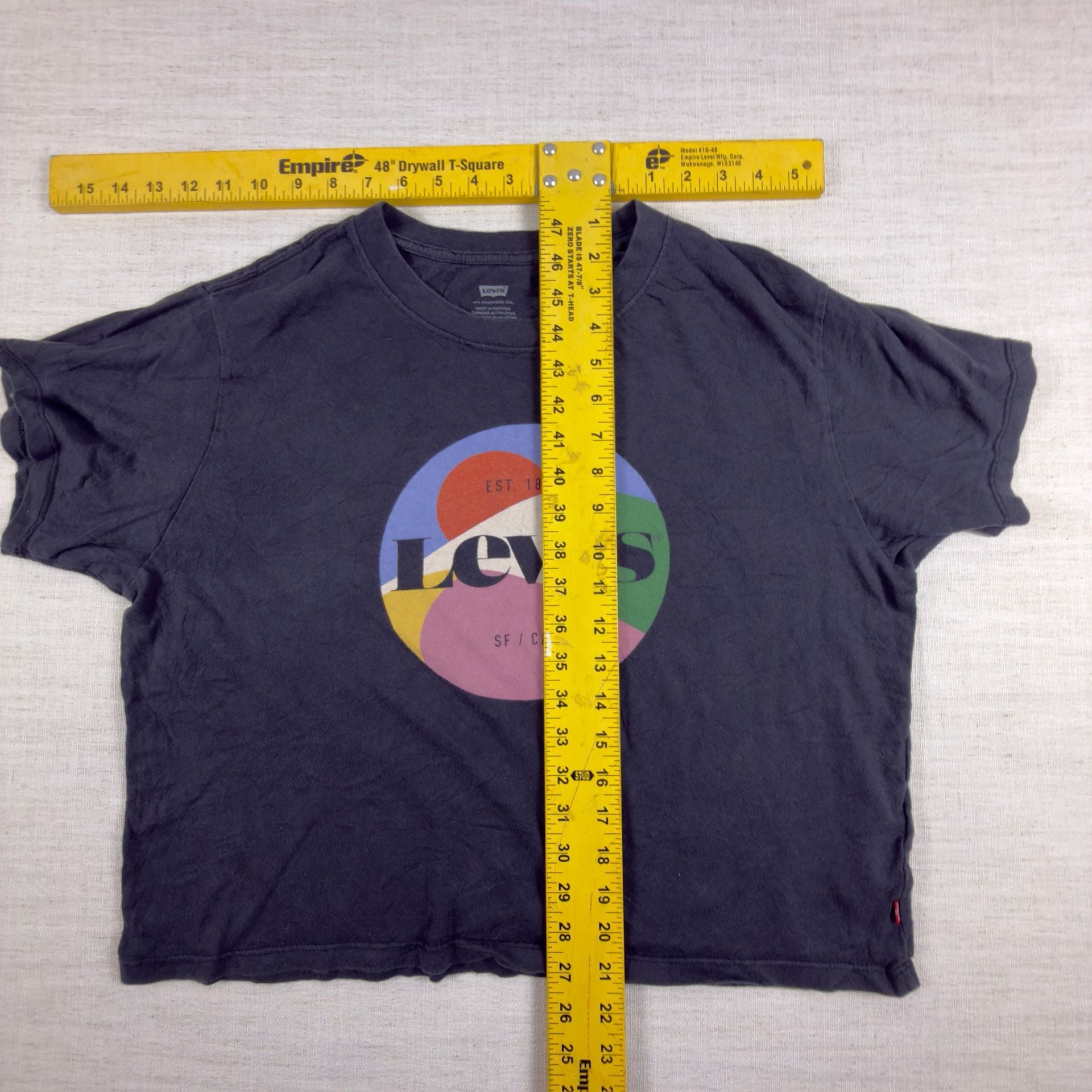 Levi's Graphic Logo Crop T-Shirt Size M 10