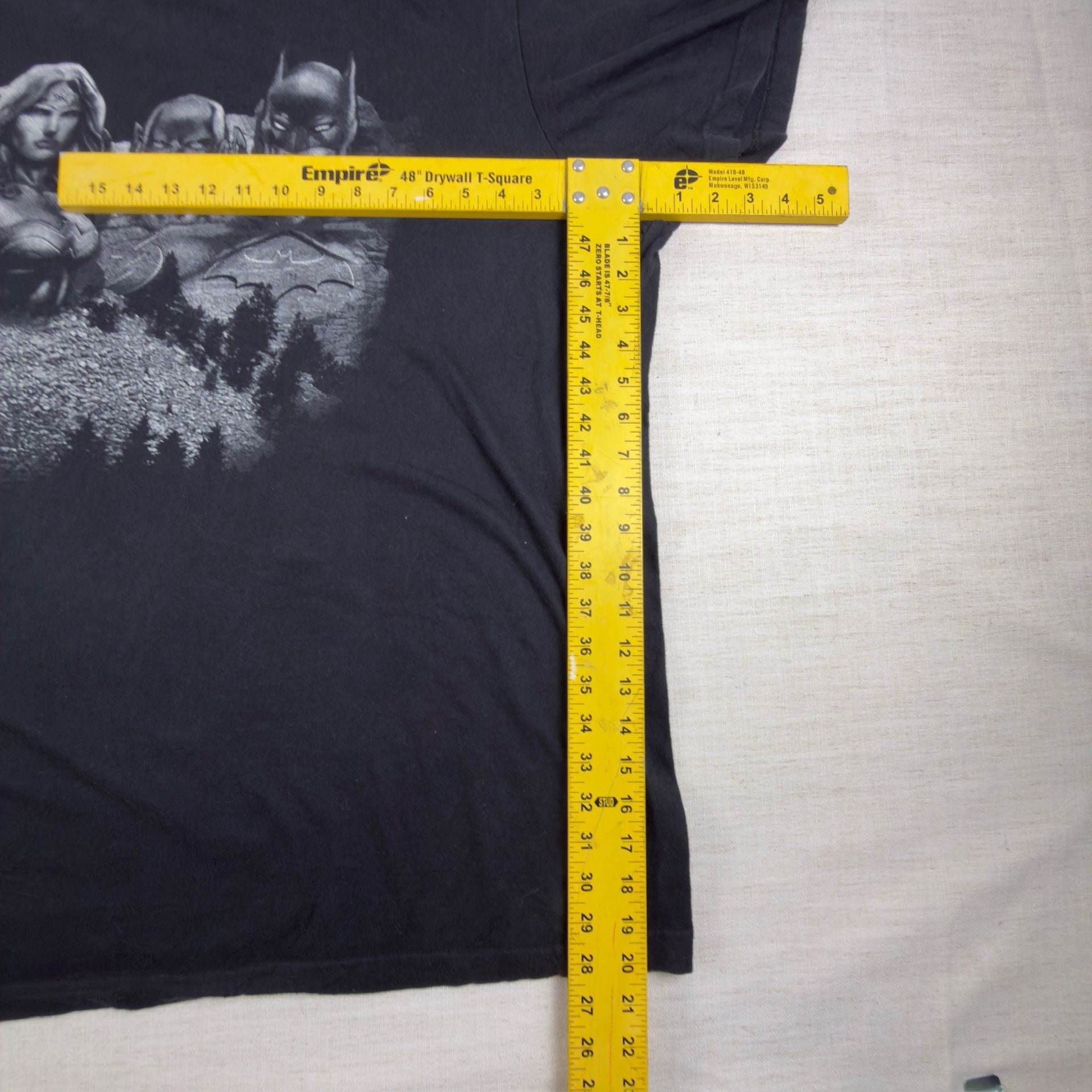 DC Comics Justice League Mount Rushmore Graphic T-Shirt Black 6