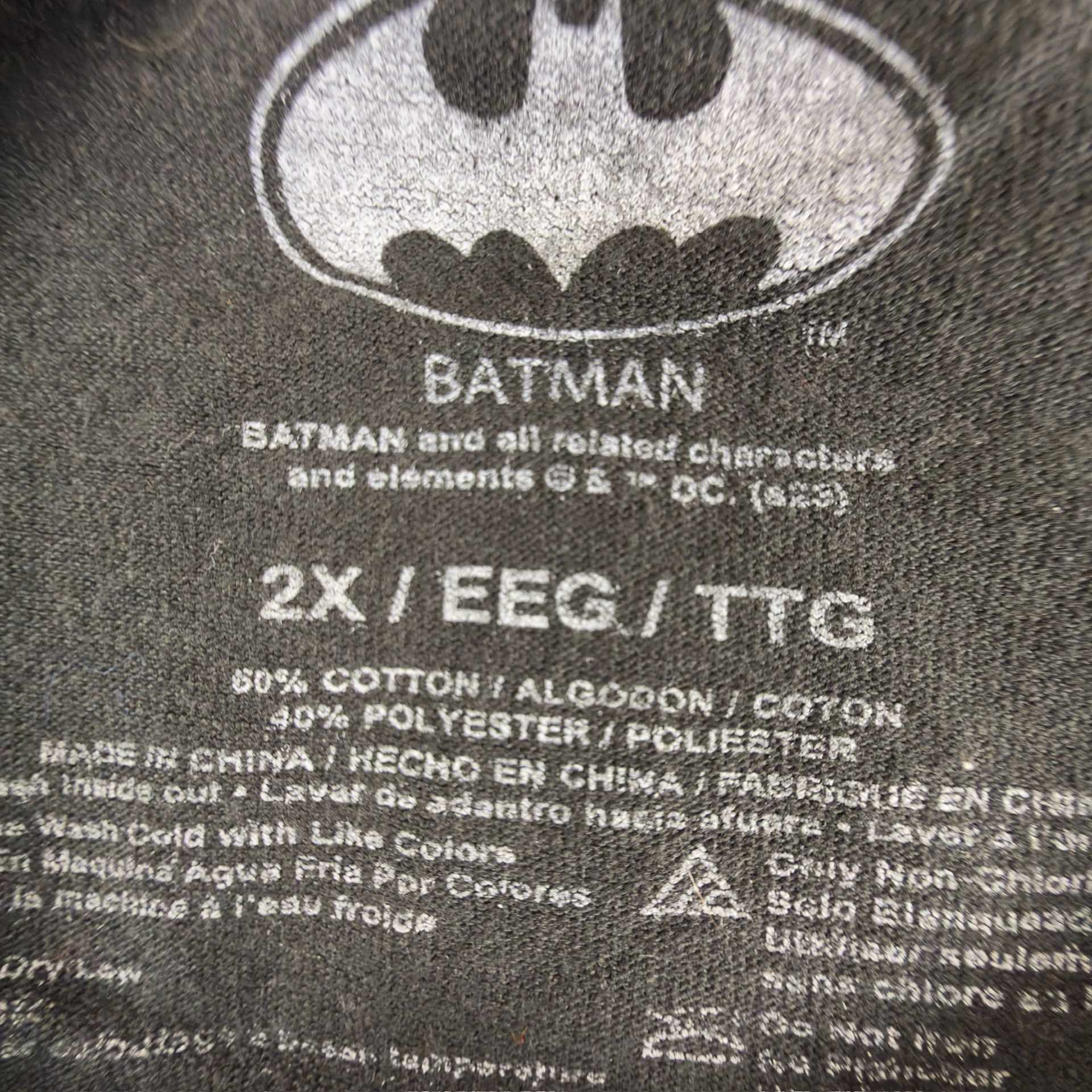Batman Graphic T-Shirt Size 2X 4