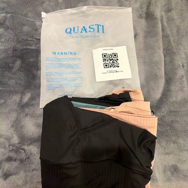 QUASTI Women's Plus Size Ribbed Brief Underwear 10-Pack