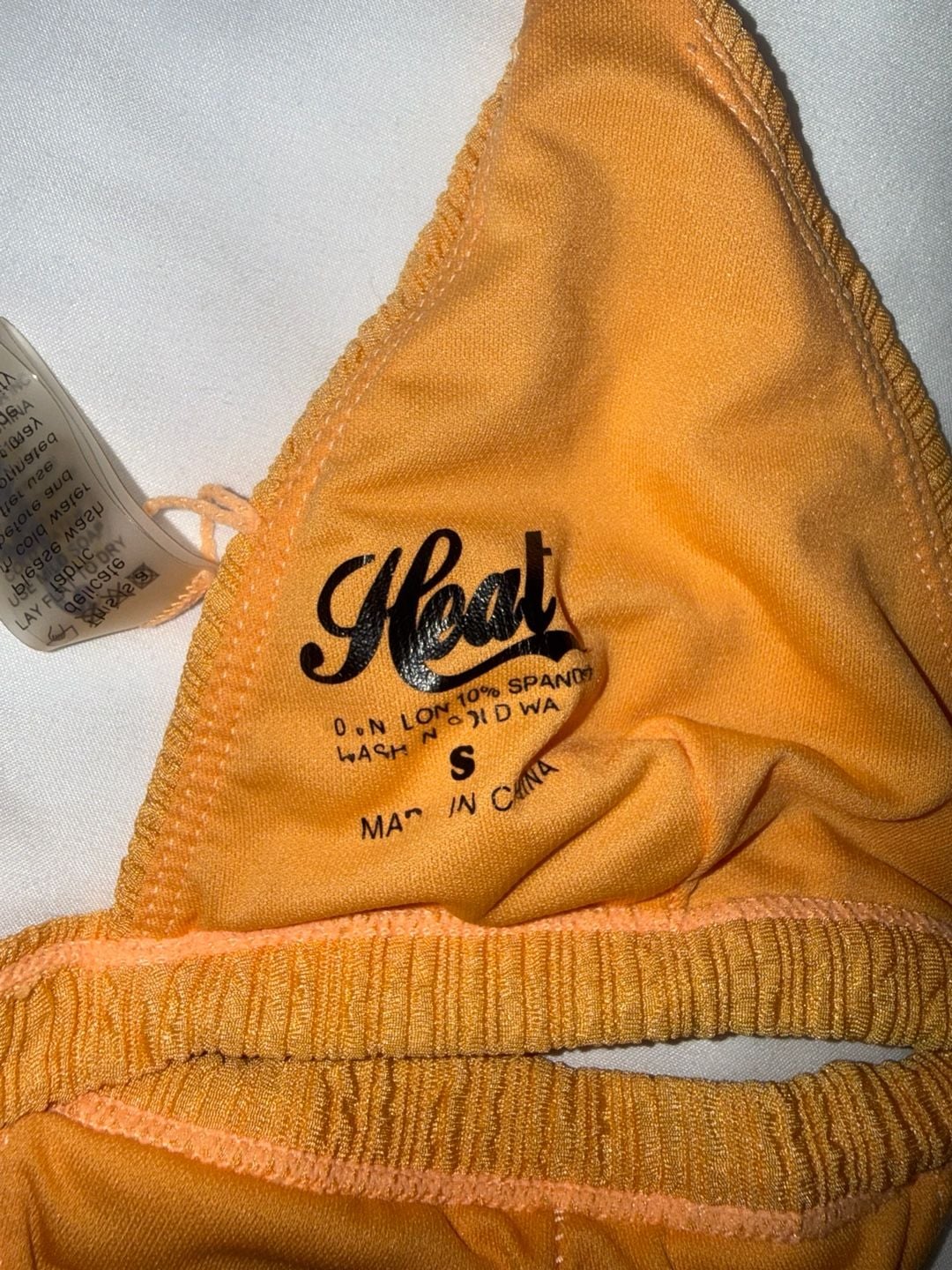 Heat Wave Textured Bikini Set Size S 3