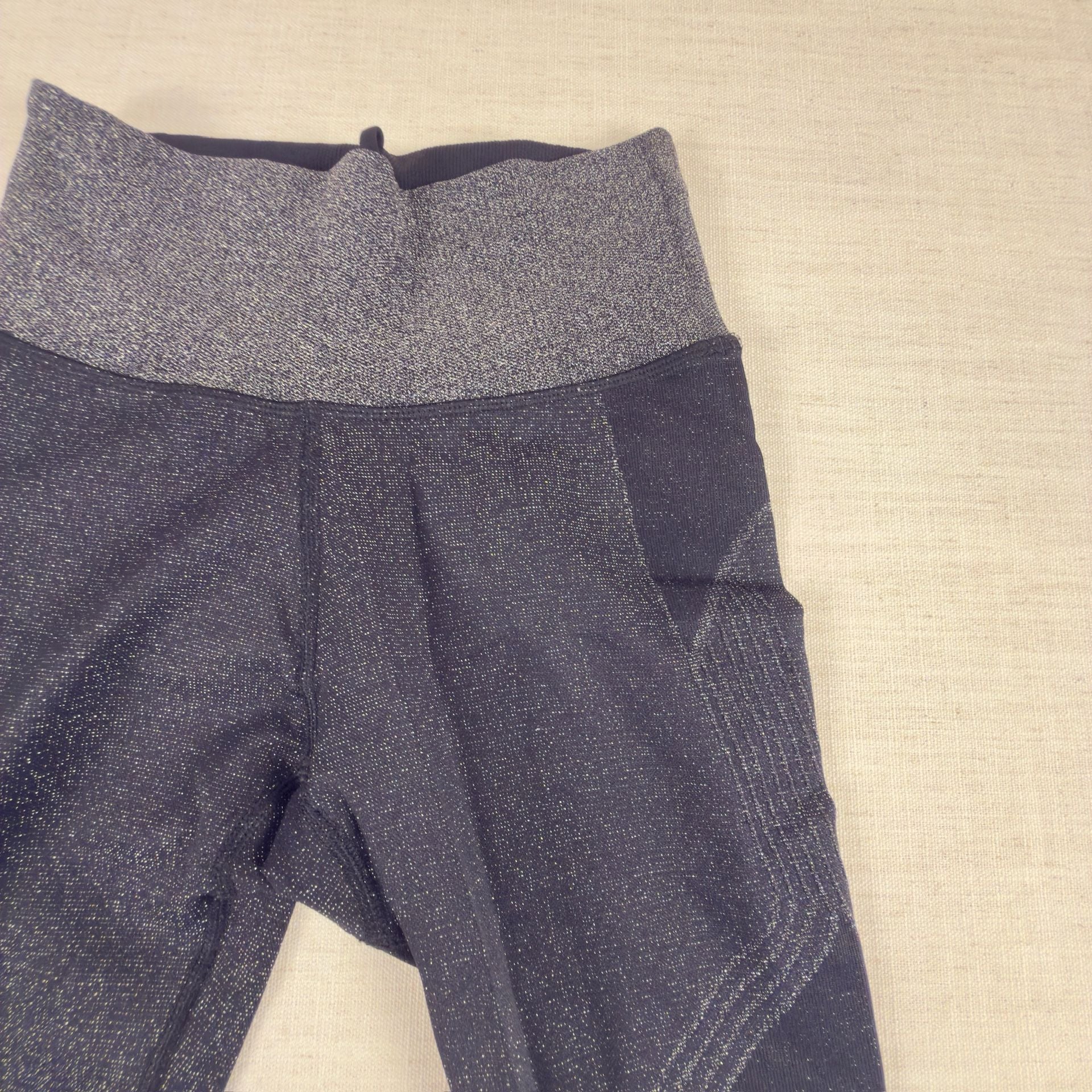 Athleta High Rise Metallic Leggings Size XS 4