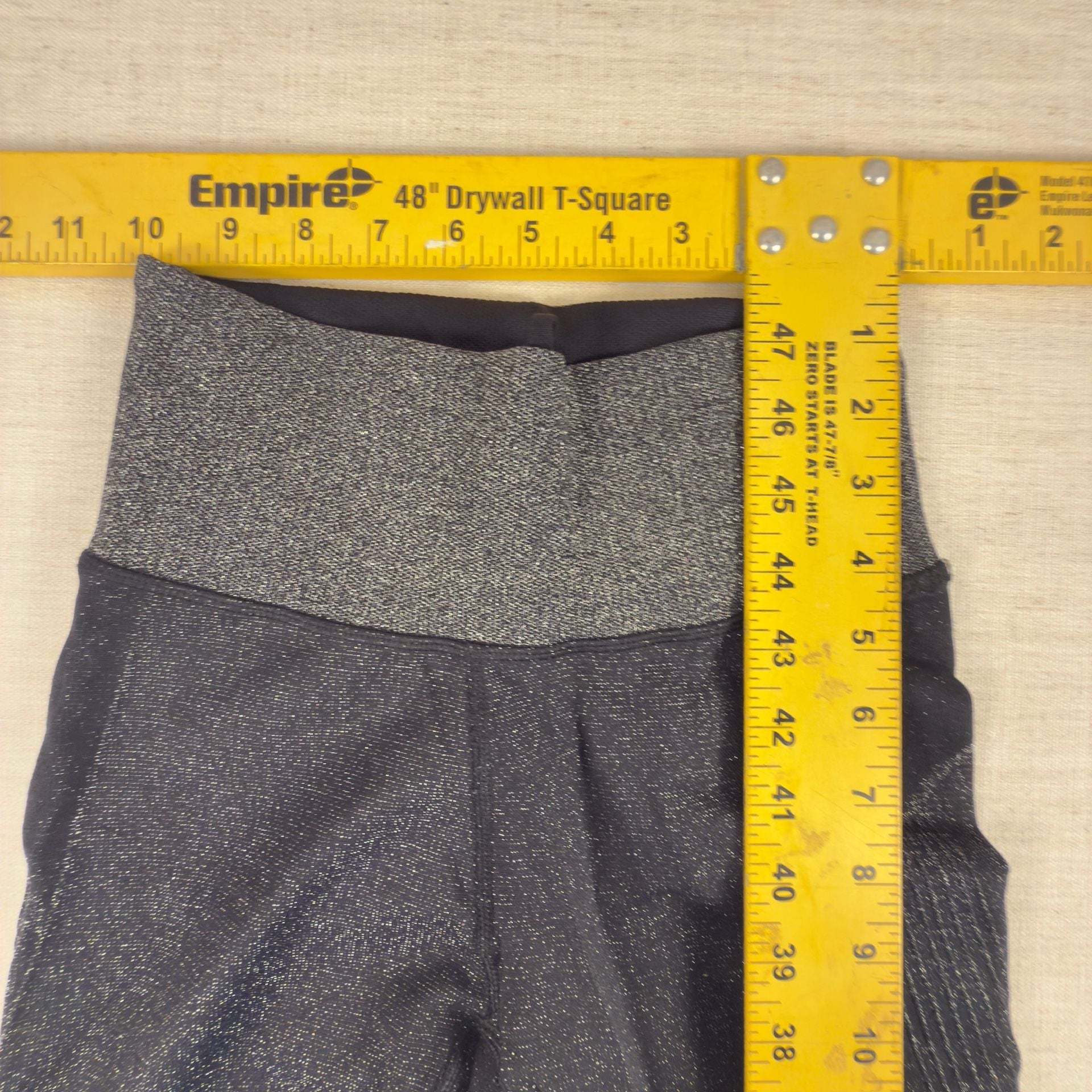 Athleta High Rise Metallic Leggings Size XS 7
