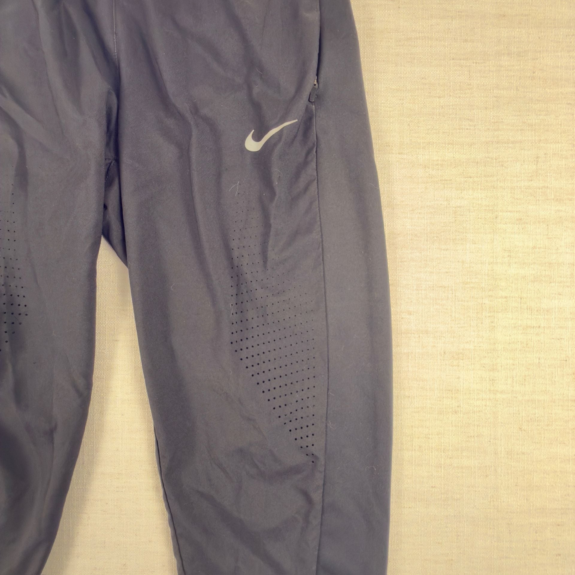 Nike Dri-FIT Running Pants Size S Black Athletic Tapered 3