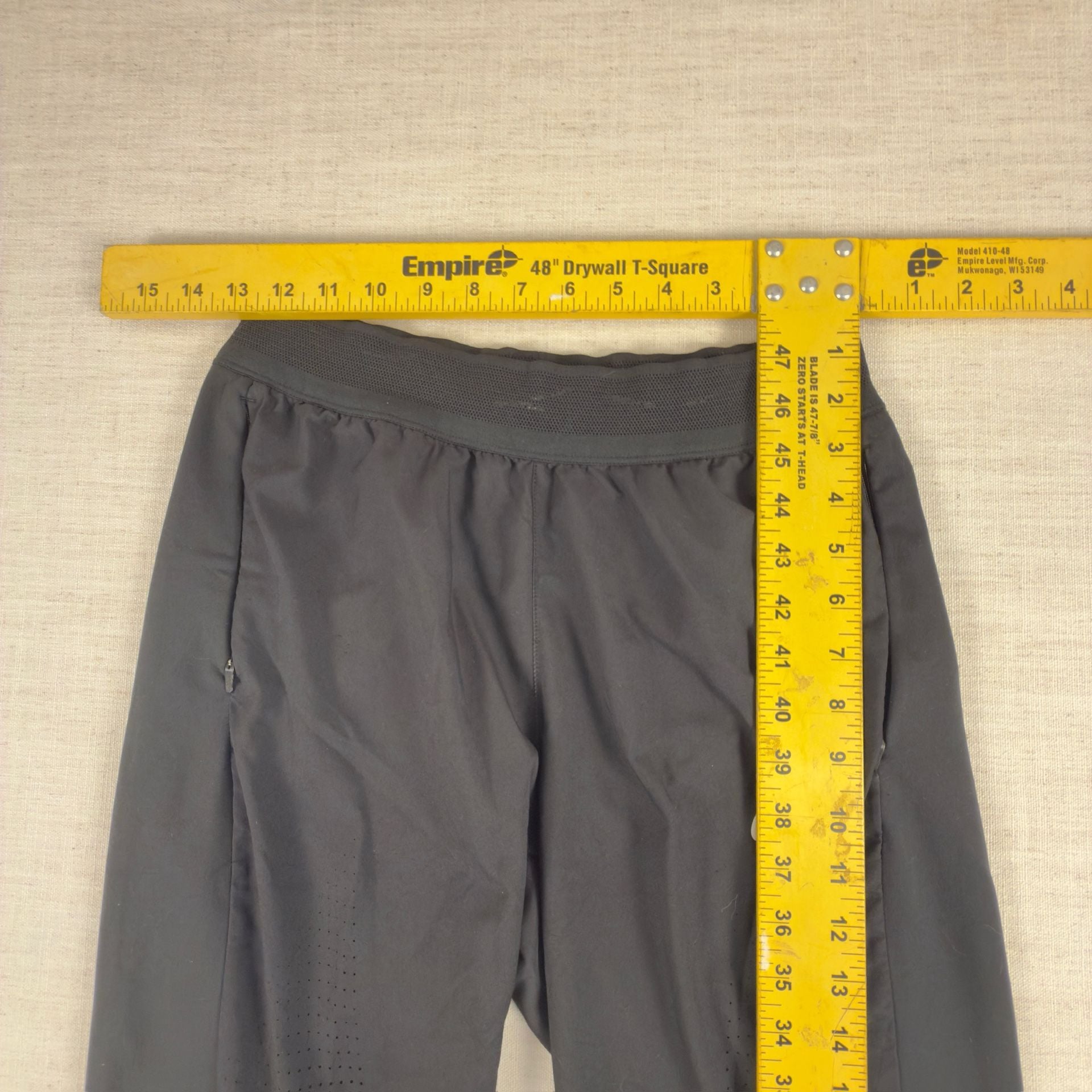 Nike Dri-FIT Running Pants Size S Black Athletic Tapered 9