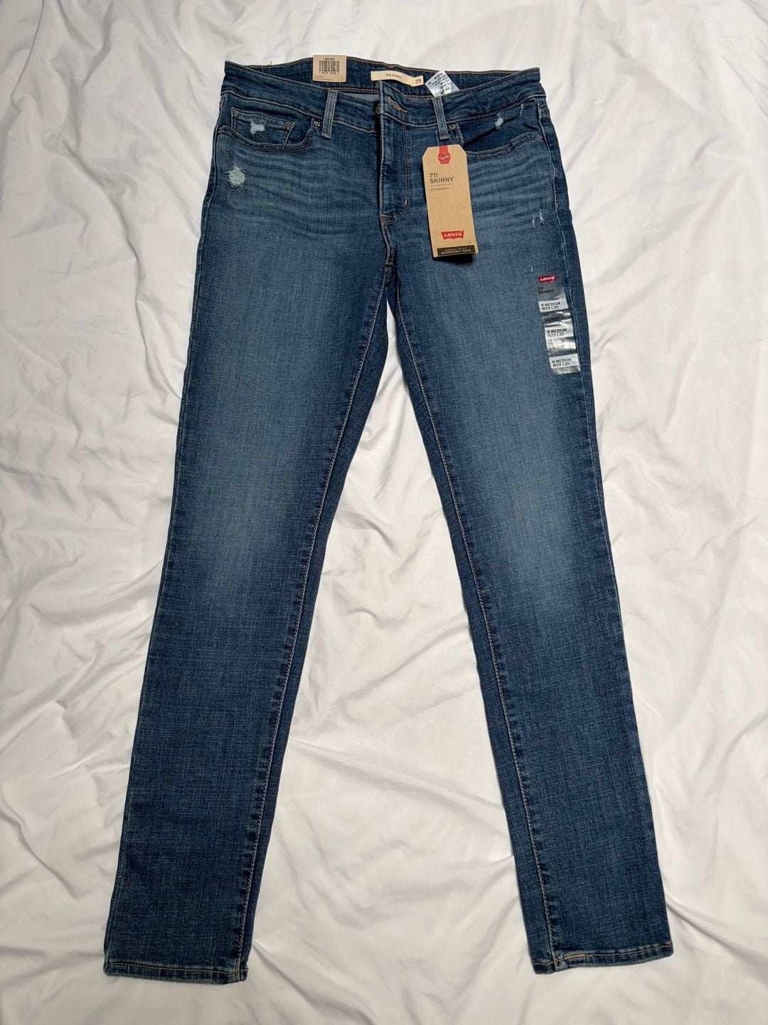 Levi's 711 Skinny Jeans Women's 8 Medium W29 L30 2